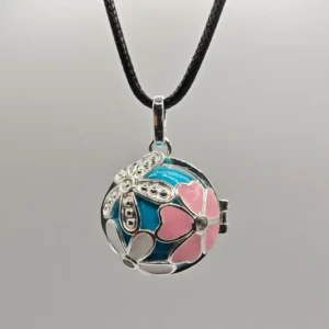 Llamador de Ángeles Rosella Azul Plata - ANTIAPORA - Imagen 2