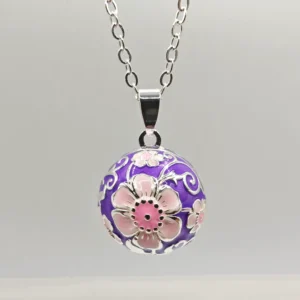 llamador de angeles morado